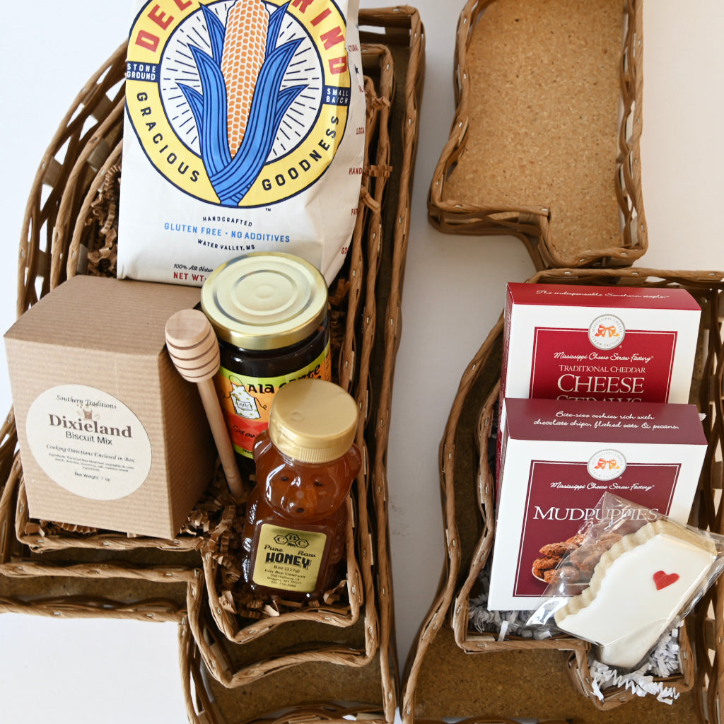Shop MS Shaped Baskets at TheMississippiGiftCompany.com