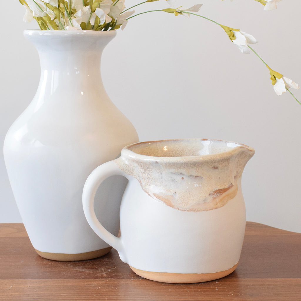 Farmhouse Pitcher Small - Cottonwood - TheMississippiGiftCompany.com
