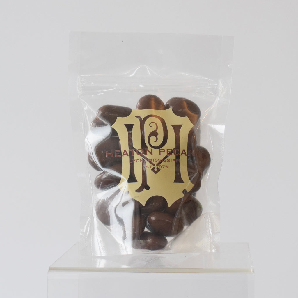 Chocolate Pecans 3 oz. - TheMississippiGiftCompany.com