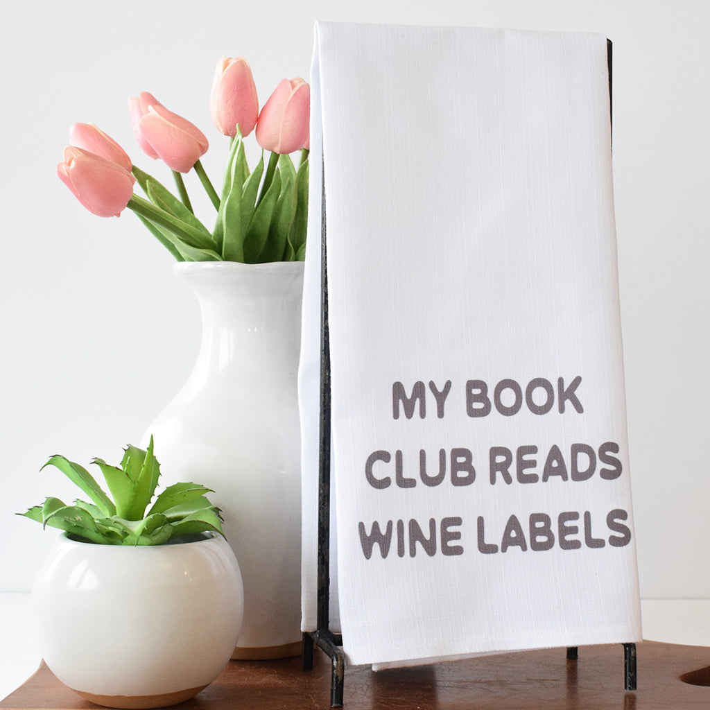 Book Club Tea Towel - TheMississippiGiftCompany.com