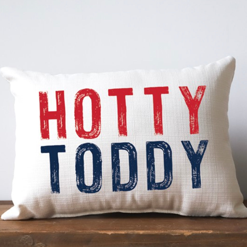 Hotty Toddy Rectangle Pillow - TheMississippiGiftCompany.com