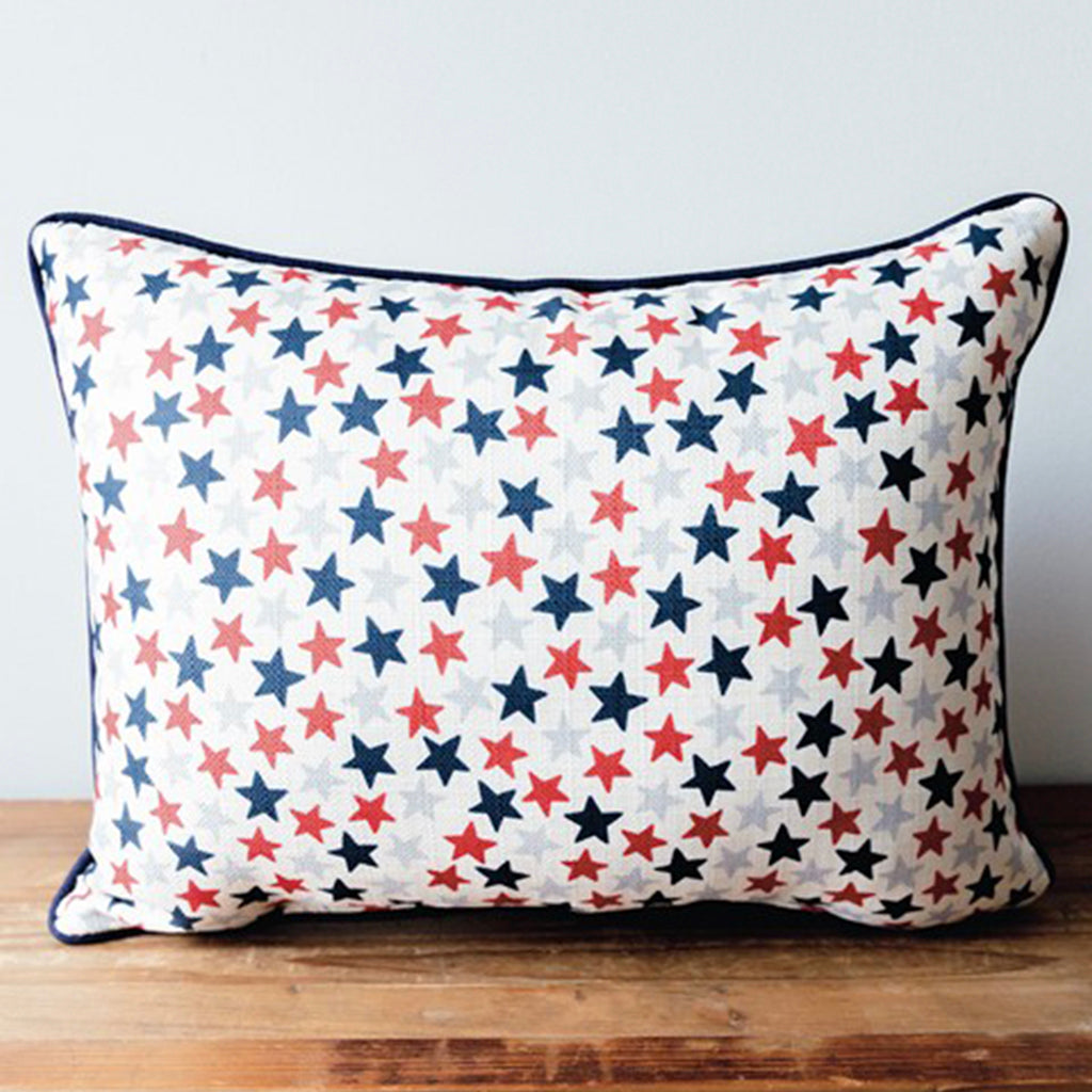 July 4th Stars Rectangle Pillow - TheMississippiGiftCompany.com