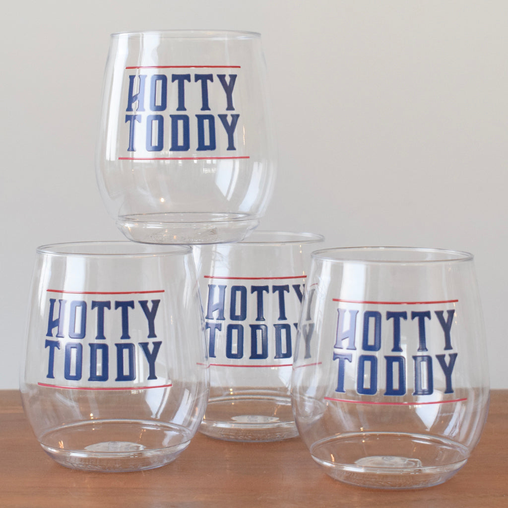 Hotty Toddy Bar Wine Cups - TheMississippiGiftCompany.com