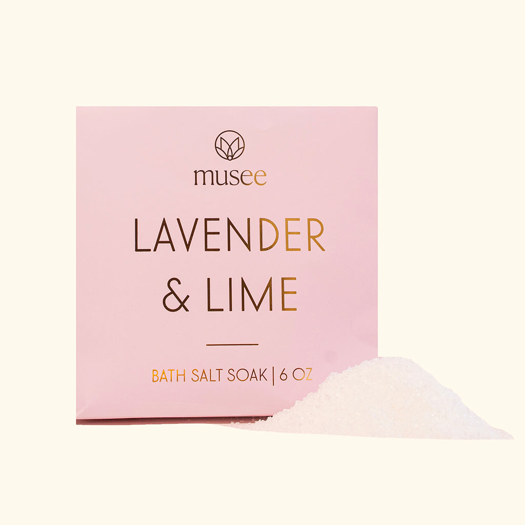 Lavender & Lime Mini Salt Soak - TheMississippiGiftCompany.com