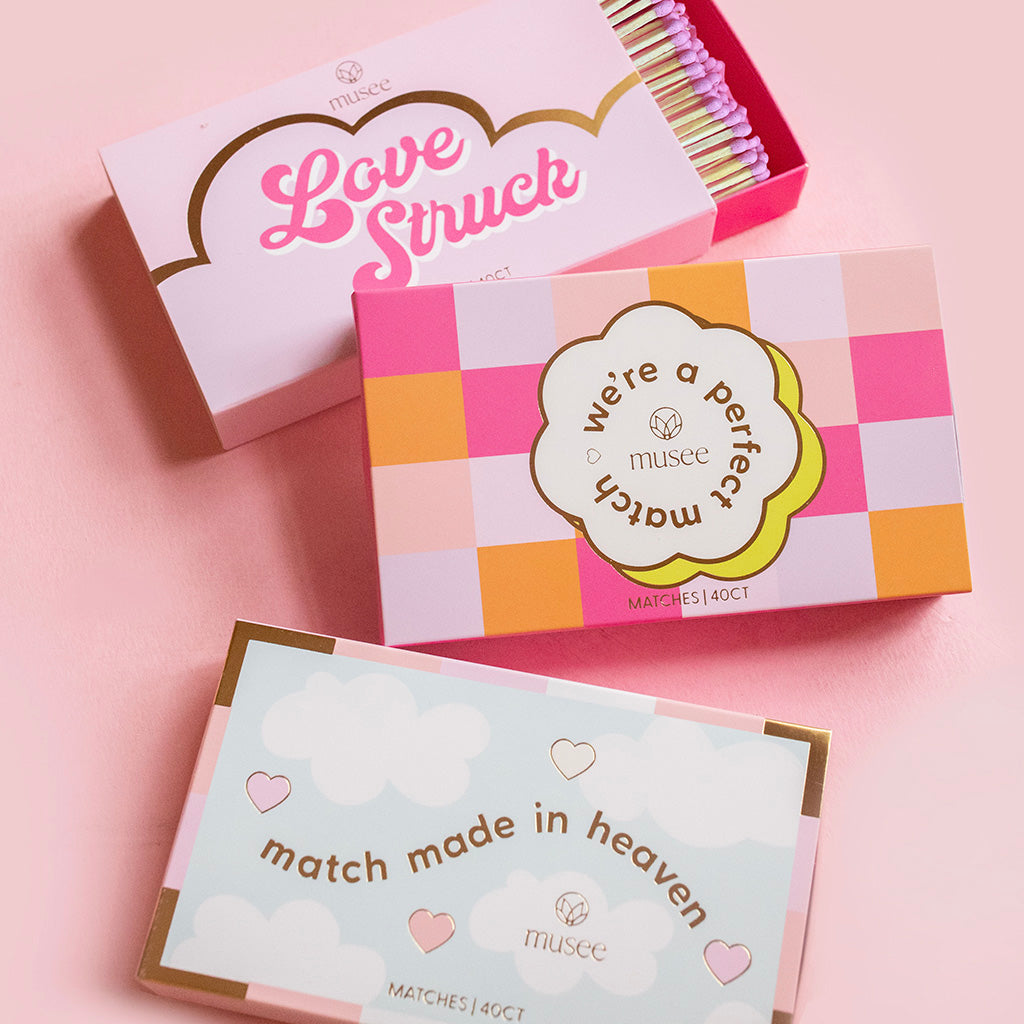Love Struck Matches - TheMississippiGiftCompany.com