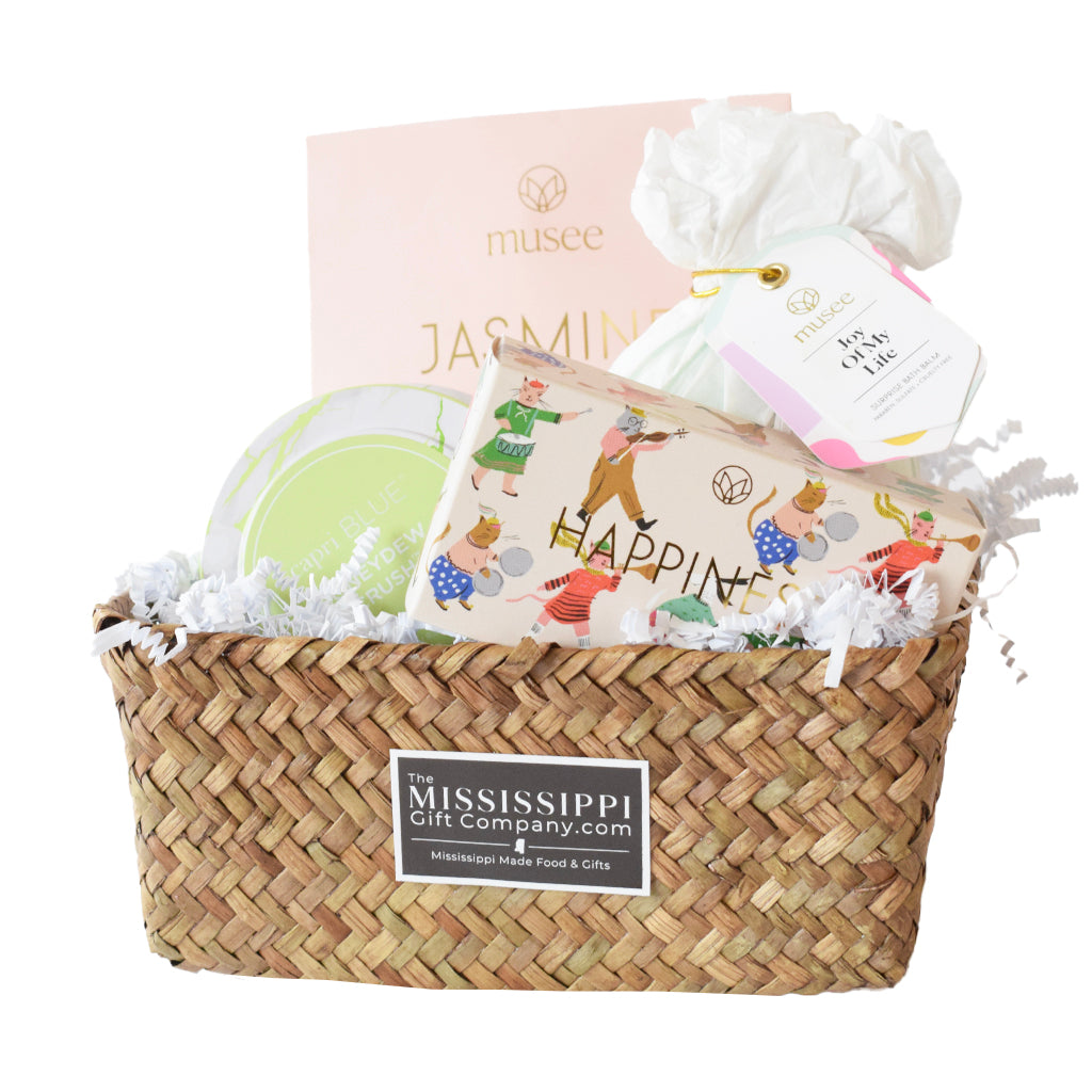 Happy Hearts Gift Basket - TheMississippiGiftCompany.com