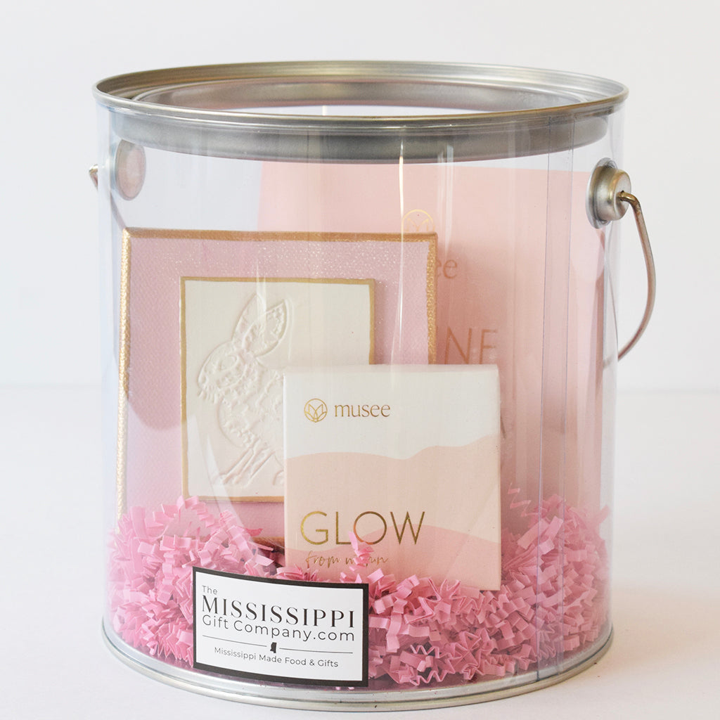 Springtime Pail Pink - TheMississippiGiftCompany.com