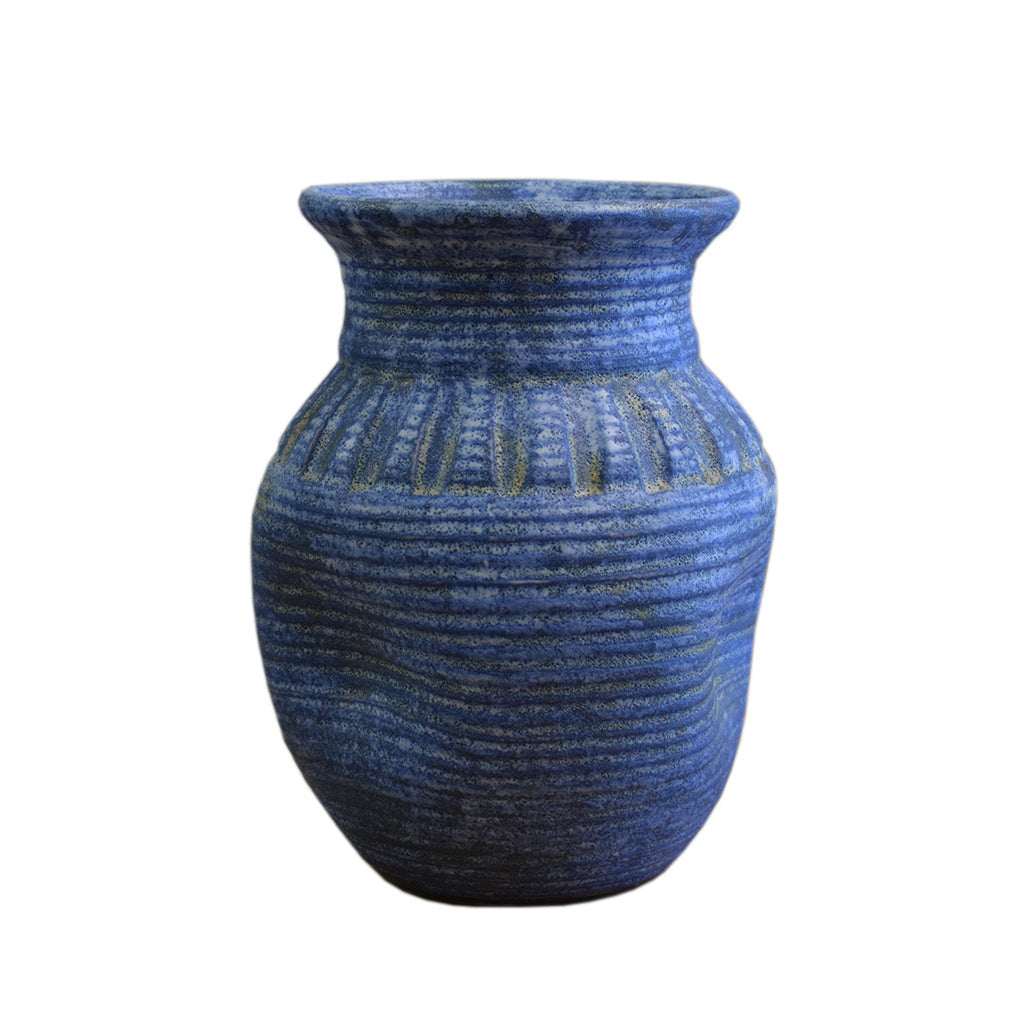 8" Vase Blue - TheMississippiGiftCompany.com