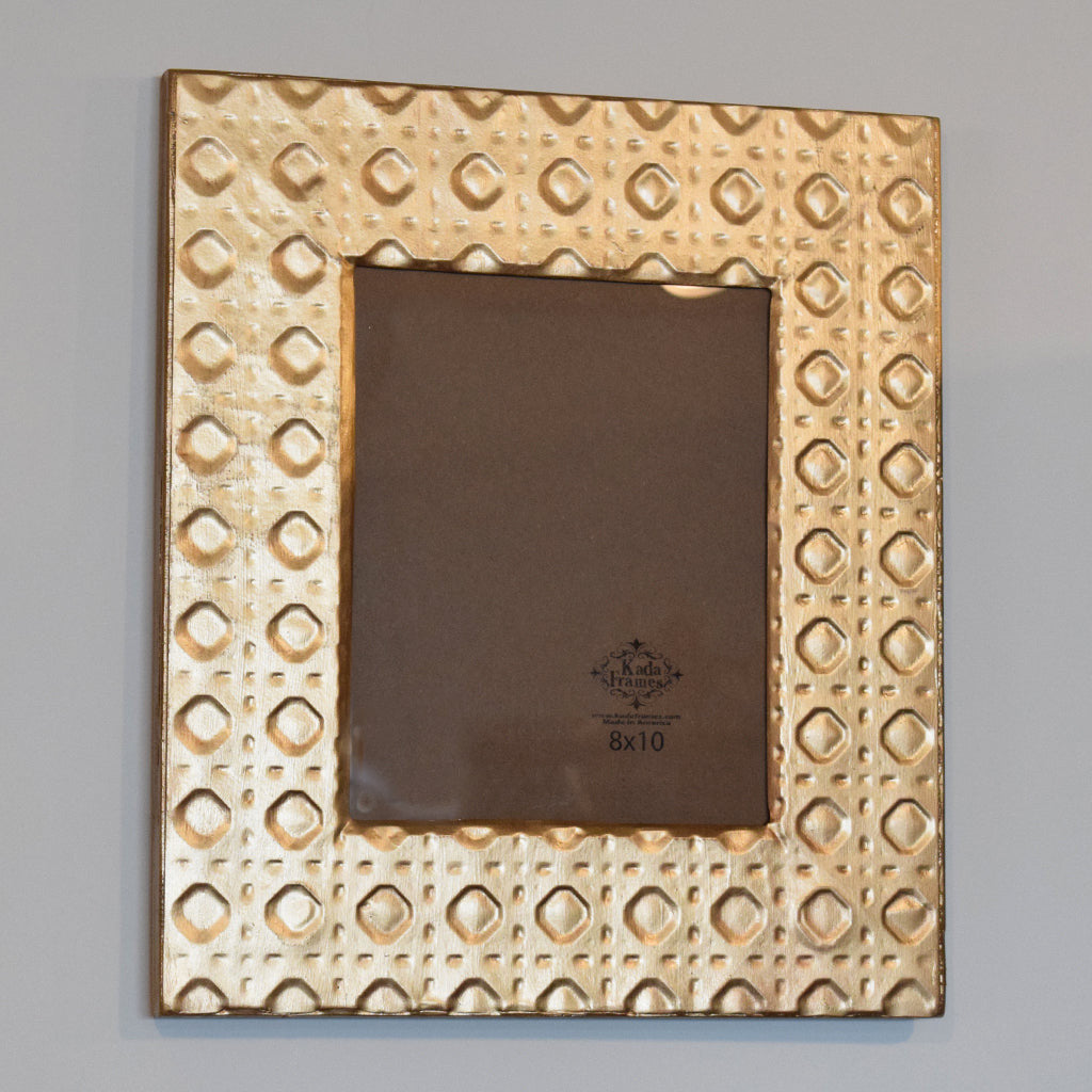 8x10 Metal Tabletop Frame - Gold Cane - TheMississippiGiftCompany.com