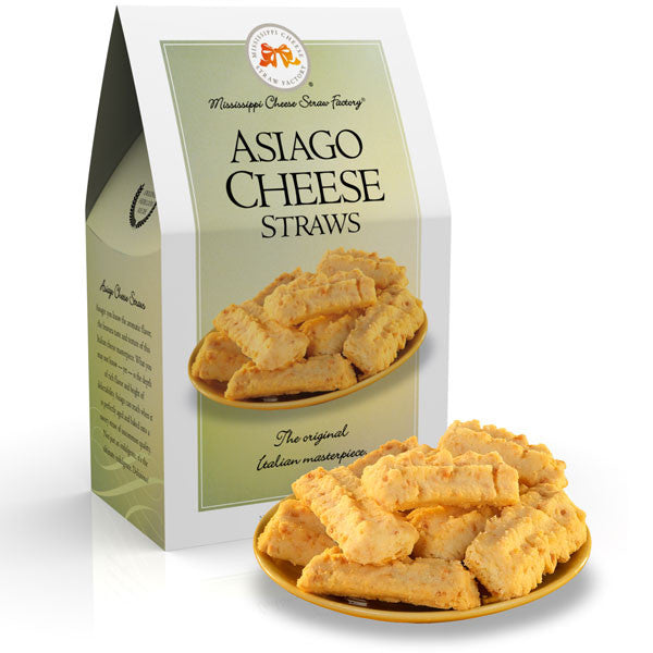 Asiago Cheese Straws- 6.5oz - TheMississippiGiftCompany.com