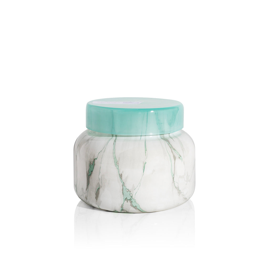 Coconut Santal Modern Marble Jar - TheMississippiGiftCompany.com