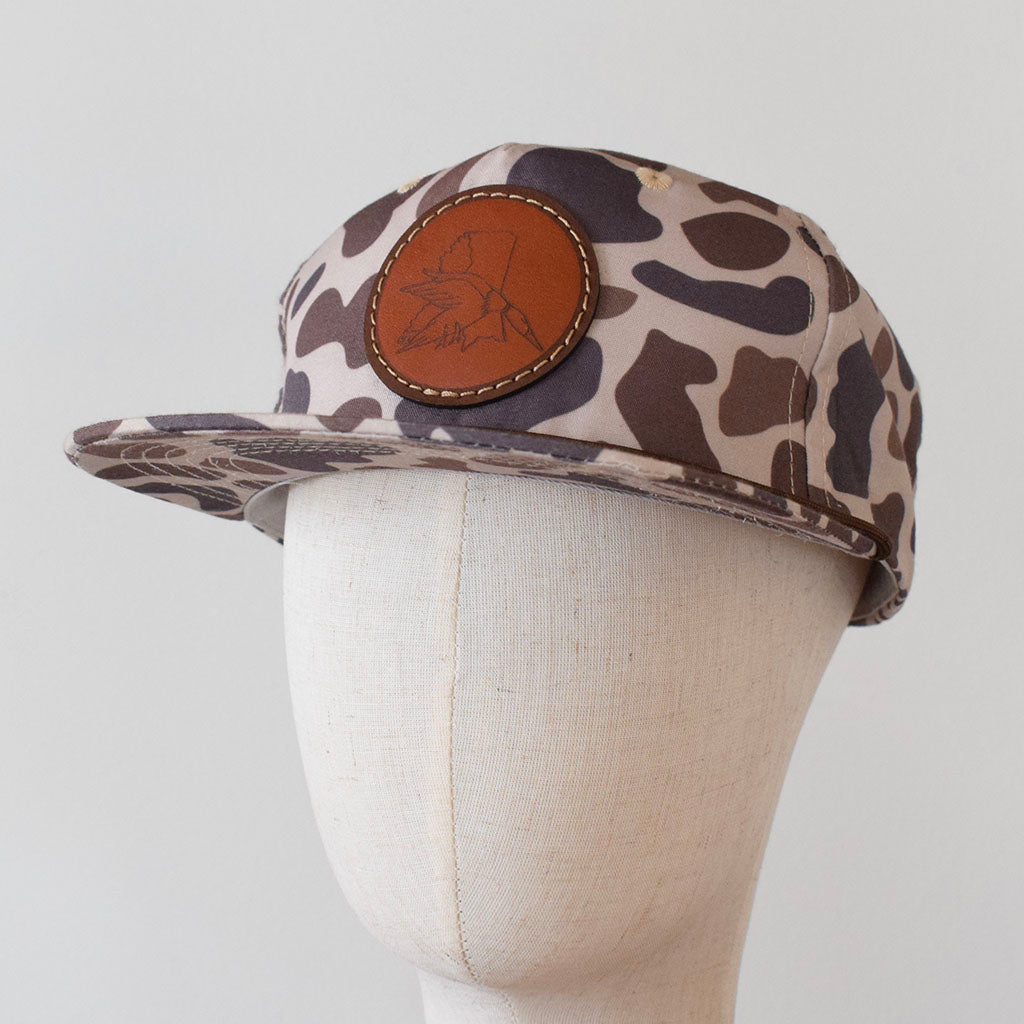 Camo Duck Hat- New Brown - TheMississippiGiftCompany.com