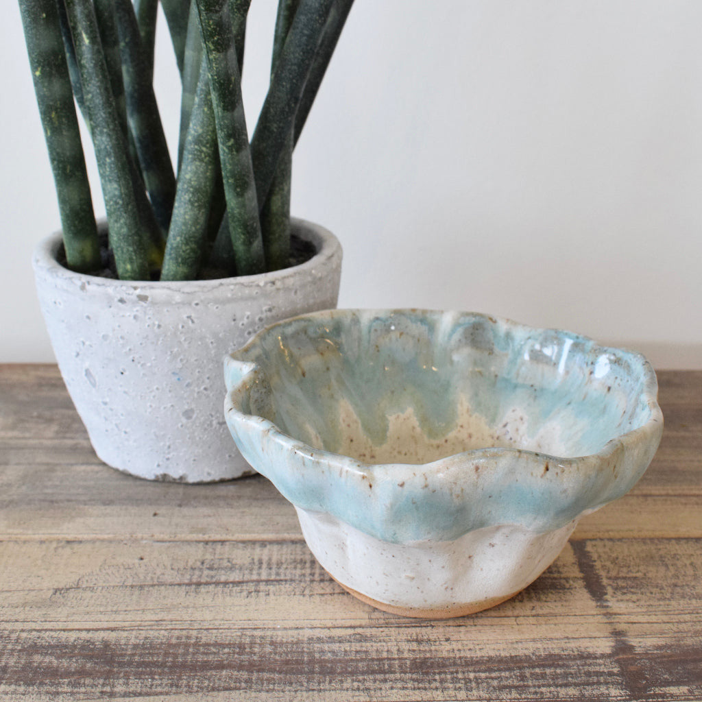 Dipping Bowl- Hydrangea - TheMississippiGiftCompany.com