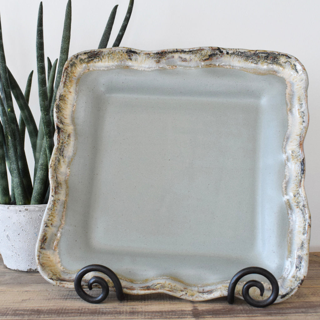Square Platter Peaceful - TheMississippiGiftCompany.com