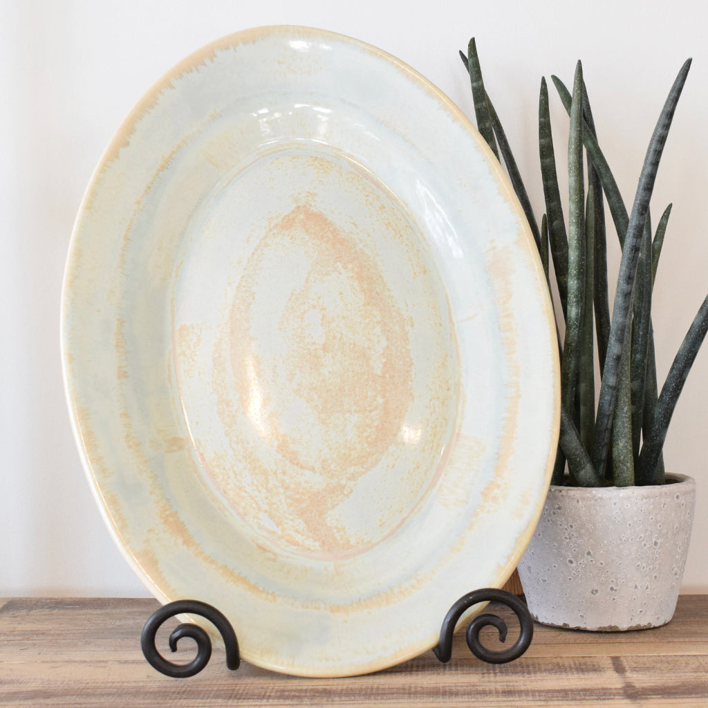 Opal Large Oval Platter - TheMississippiGiftCompany.com