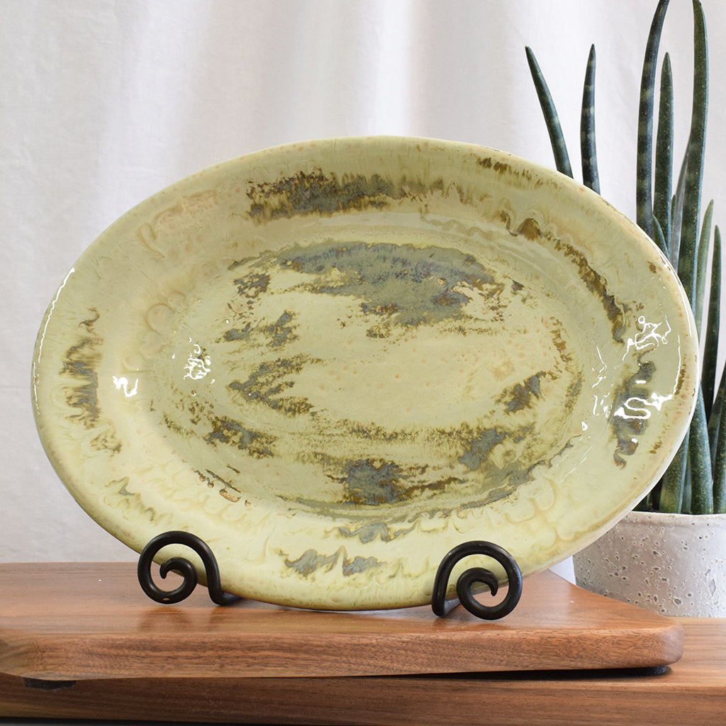 Celery Medium Oval Platter - TheMississippiGiftCompany.com