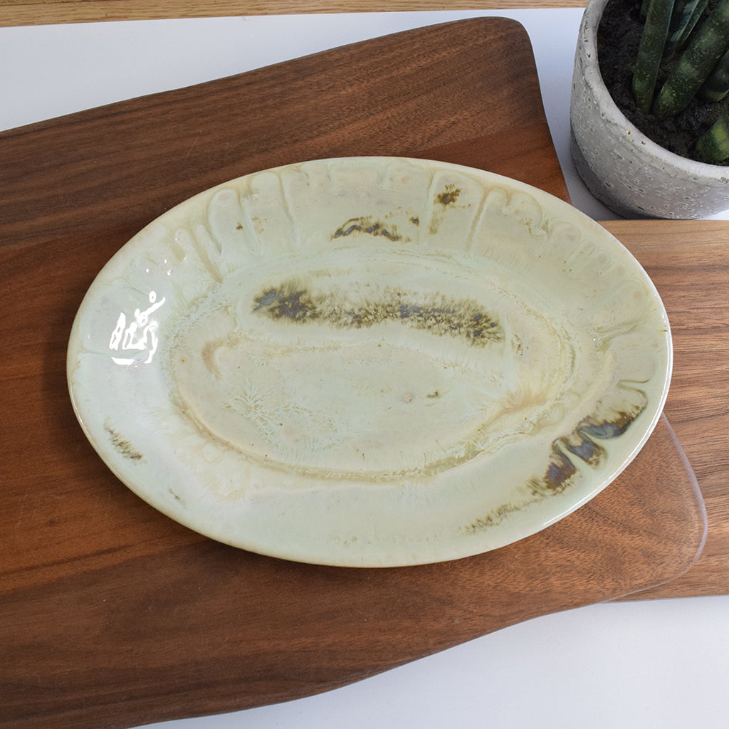 Celery Small Oval Platter - TheMississippiGiftCompany.com