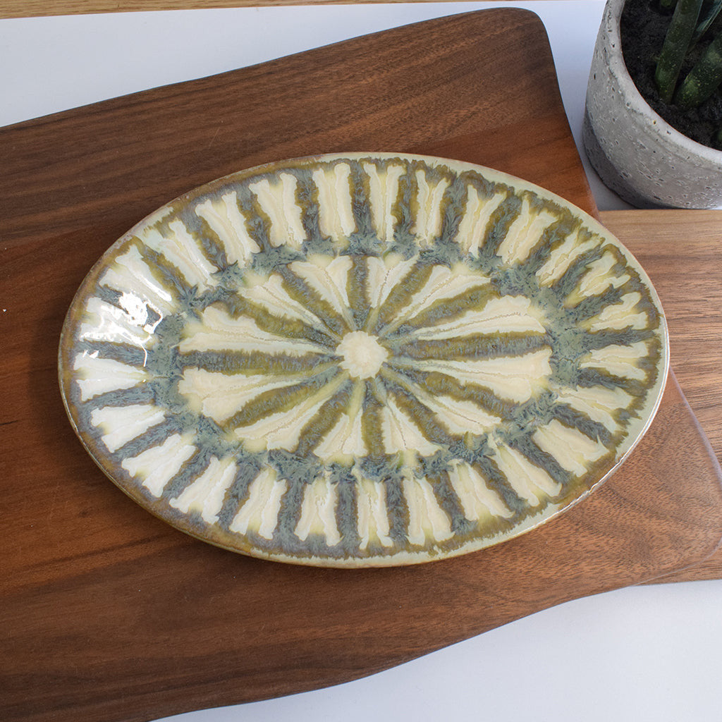 Sparrow Small Oval Platter - TheMississippiGiftCompany.com