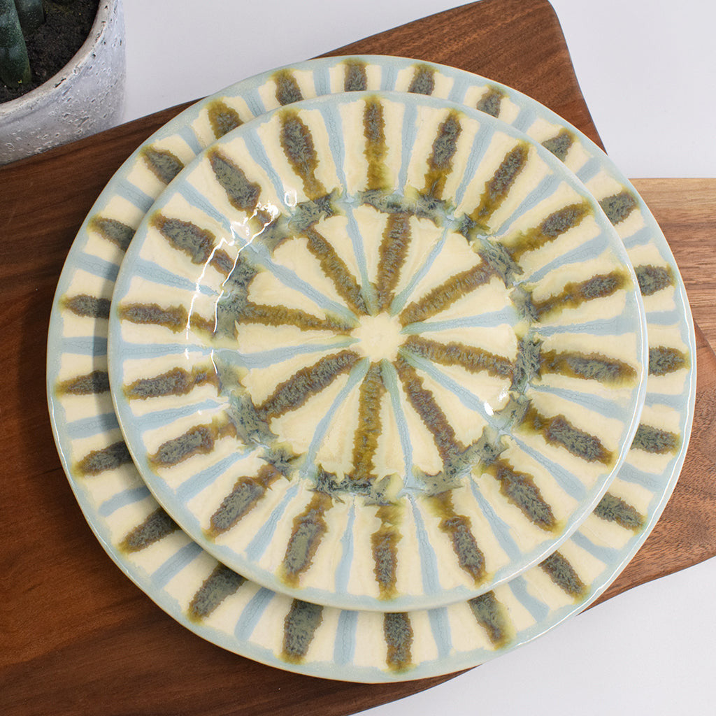 Teal Luncheon Plate - TheMississippiGiftCompany.com