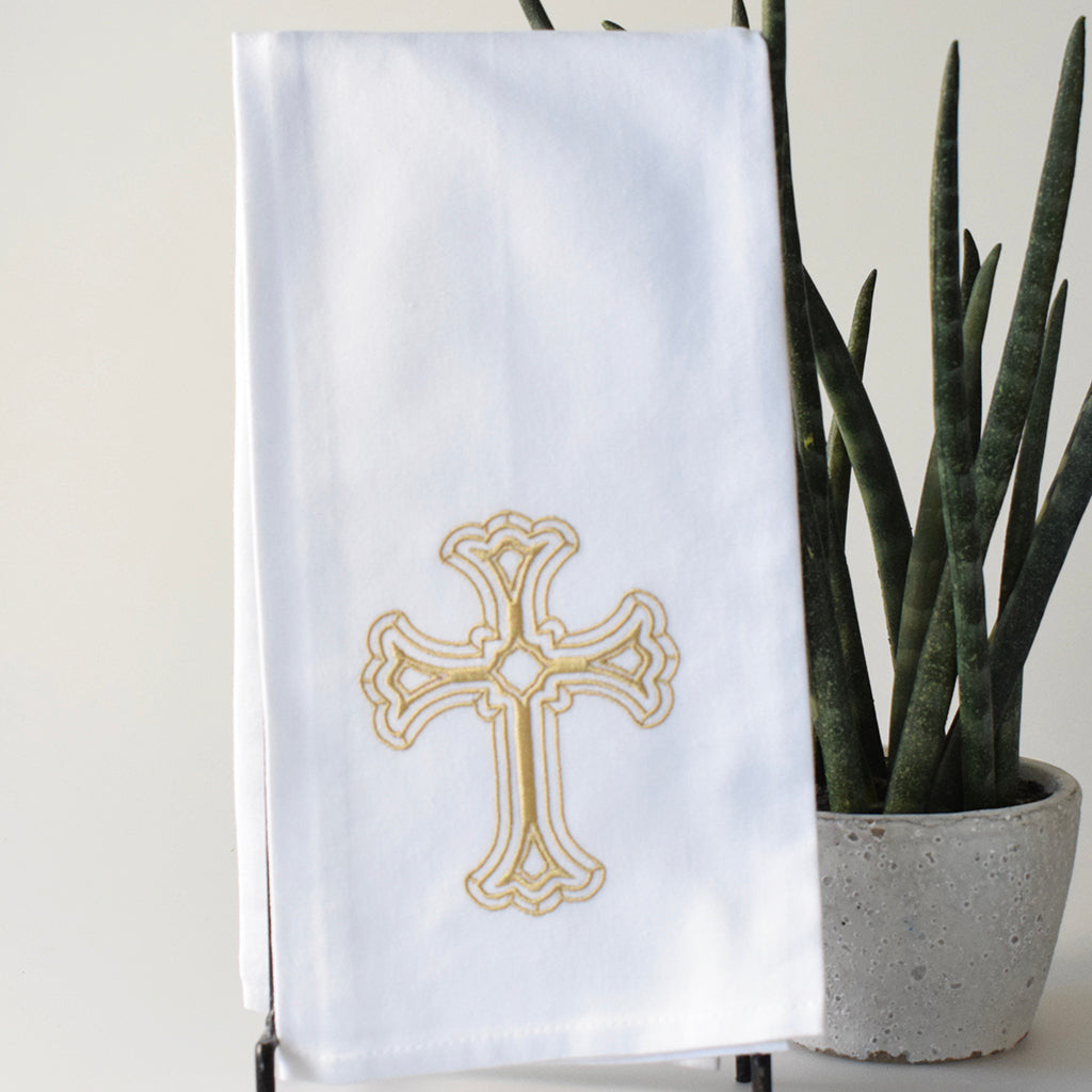 Celtic Cross Kitchen Towel - TheMississippiGiftCompany.com