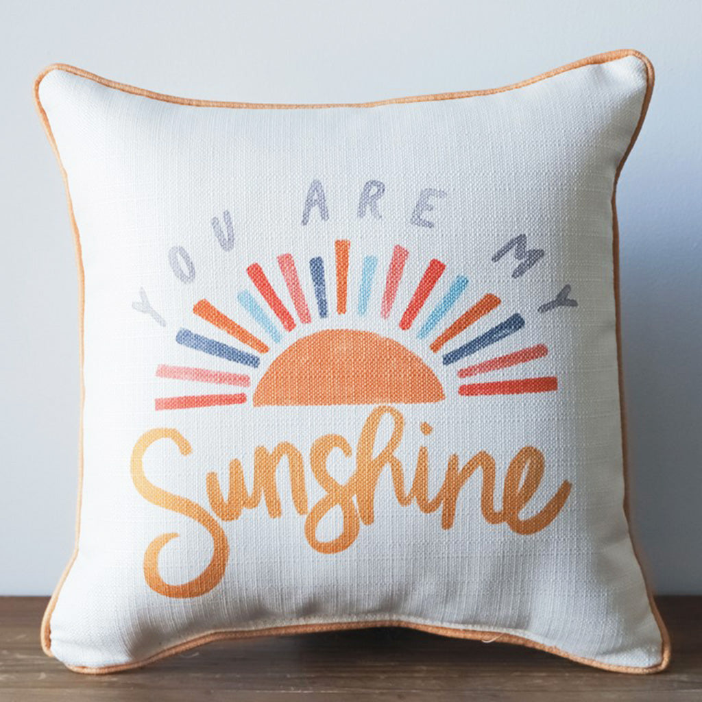 You Are My Sunshine Multi Square Pillow - TheMississippiGiftCompany.com