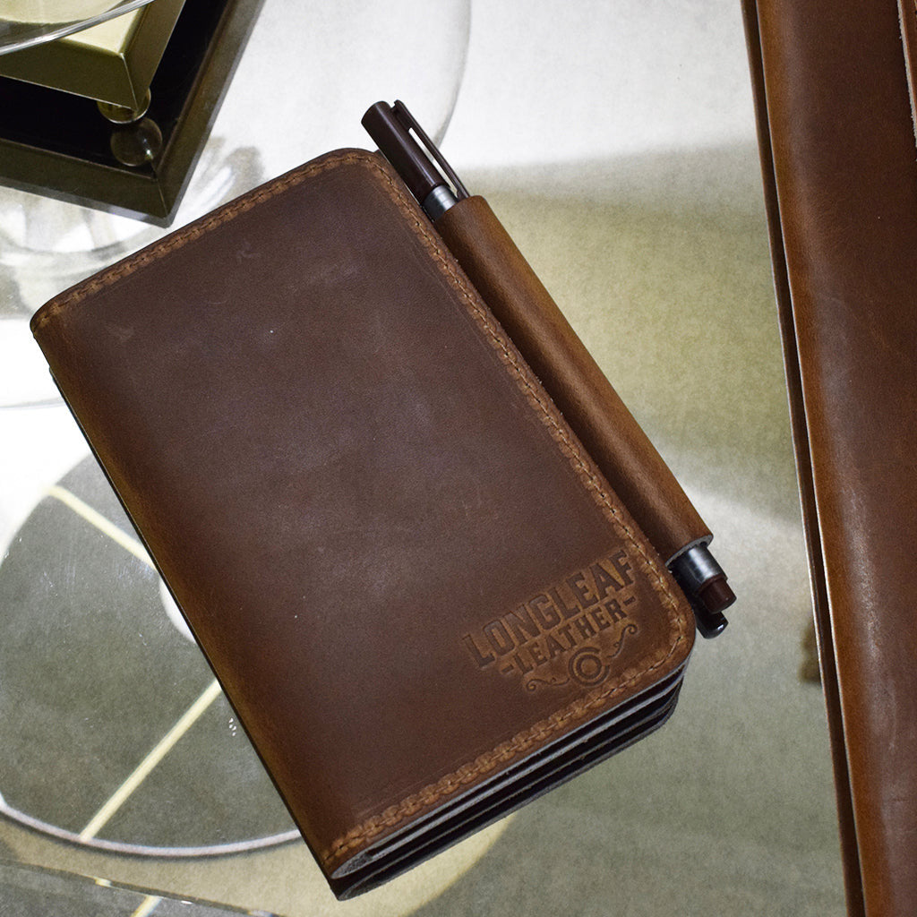 Leather Field Notes Cover - TheMississippiGiftCompany.com