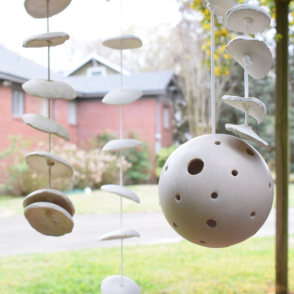 Poor House Small Globe  Double Wind Chimes - TheMississippiGiftCompany.com