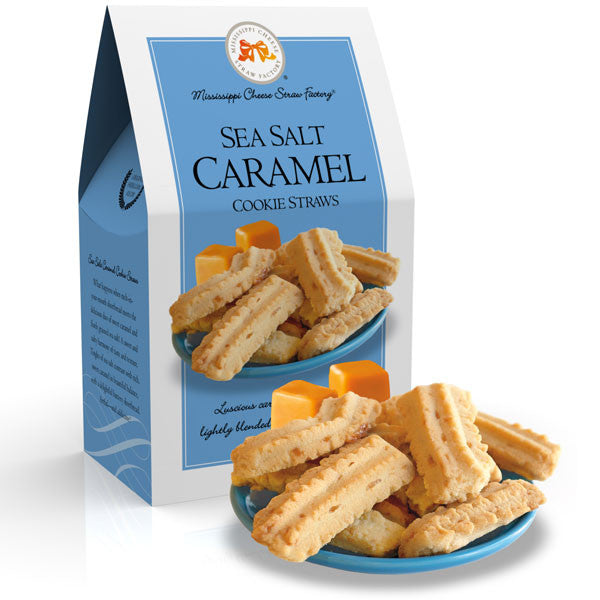 Sea Salt Caramel Straws 5.5 oz. - TheMississippiGiftCompany.com