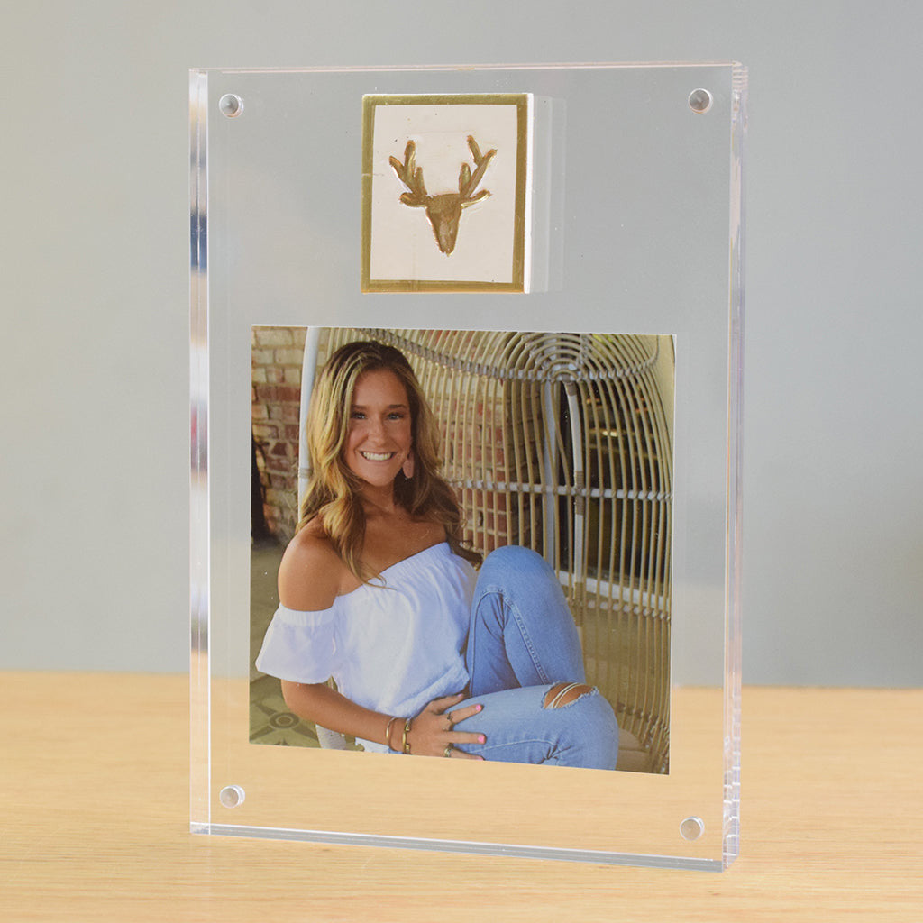 Acrylic Frame - Deer - TheMississippiGiftCompany.com