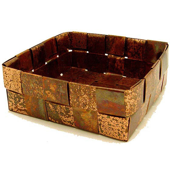 Copper Basket - TheMississippiGiftCompany.com