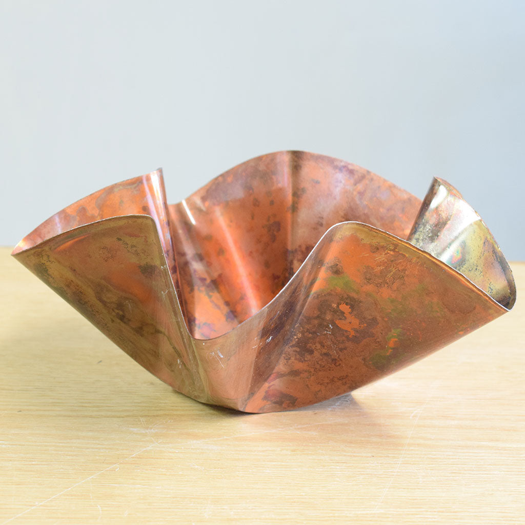 Copper Small Flower Pot Classic - TheMississippiGiftCompany.com