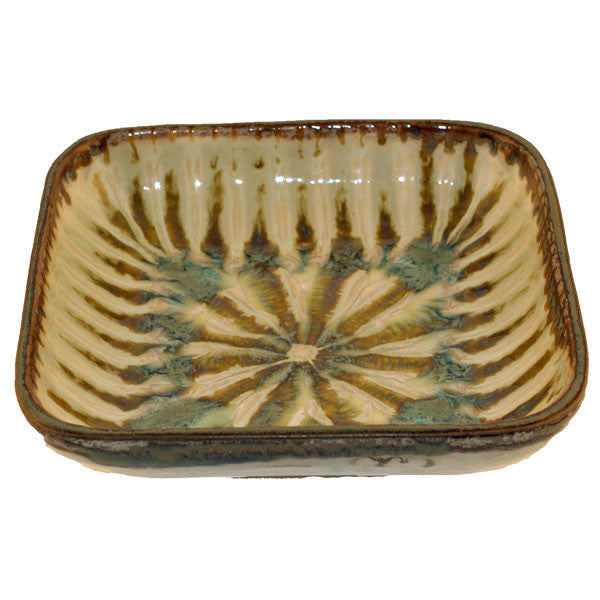 Sparrow Small Square Serving Bowl - TheMississippiGiftCompany.com