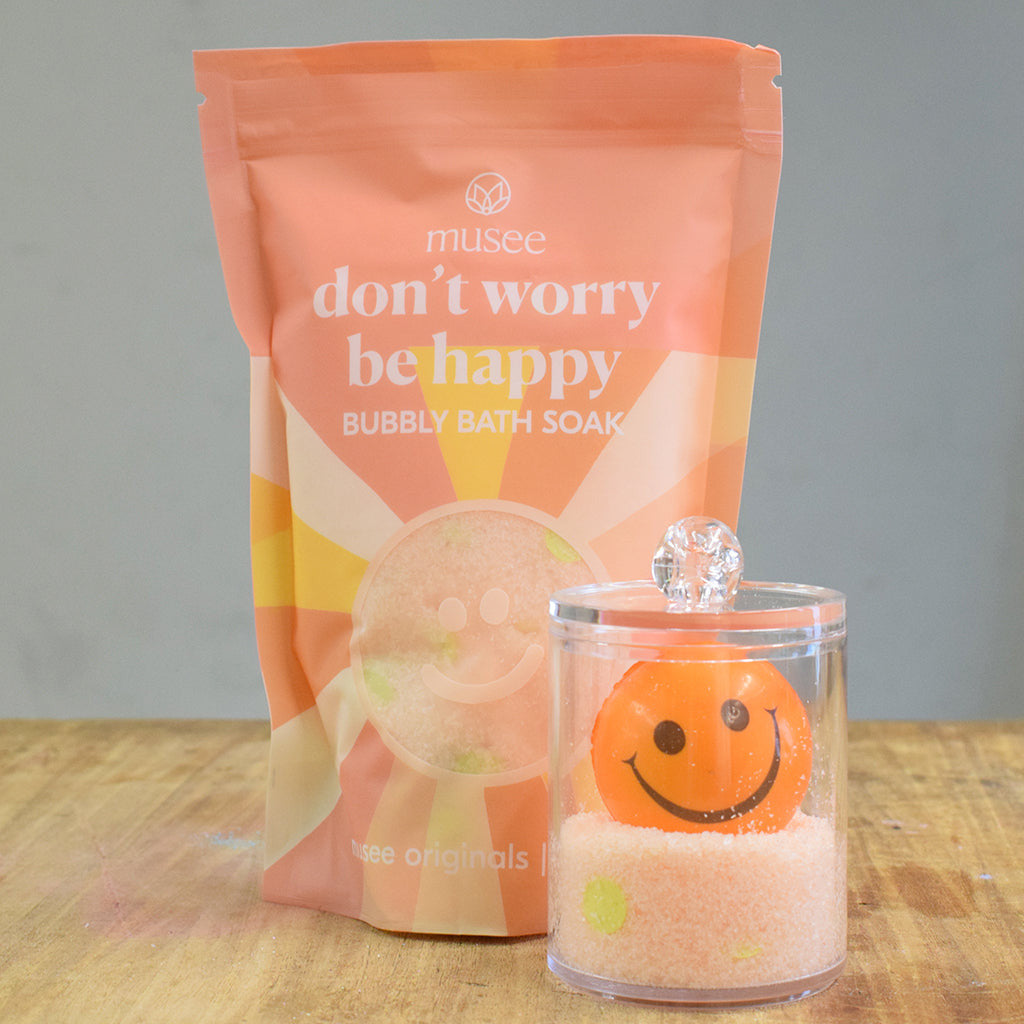 Don't Worry Be Happy  Bubbly Bath Soak - TheMississippiGiftCompany.com