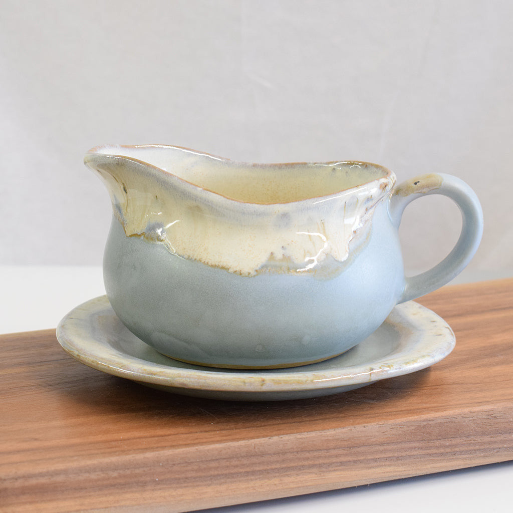 Gravy Boat/Saucer Peaceful - TheMississippiGiftCompany.com