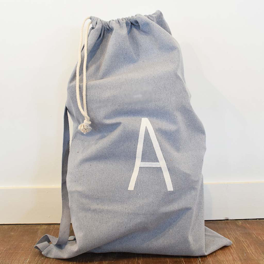 Initial Laundry Bag - TheMississippiGiftCompany.com