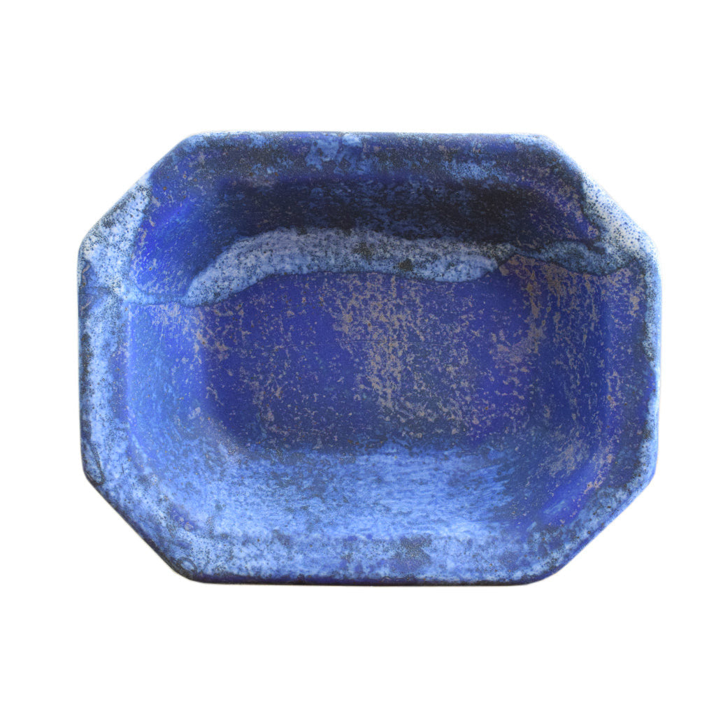 Large Rectangle Bowl Blue - TheMississippiGiftCompany.com