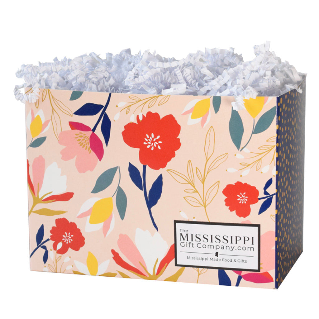 Unfilled Large Floral Blush Box - TheMississippiGiftCompany.com