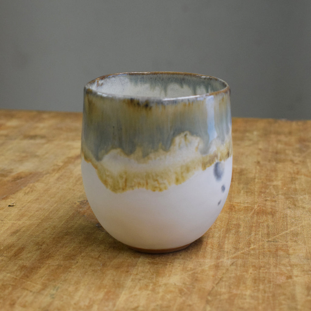 Stemless Wine Goblet Magnolia - TheMississippiGiftCompany.com