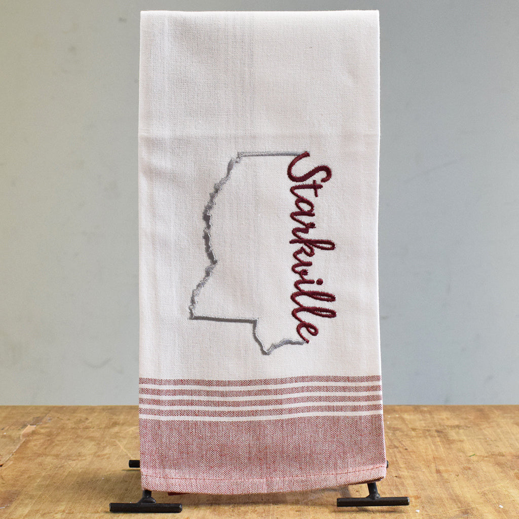 Starkville Mississippi Hand Towel - TheMississippiGiftCompany.com