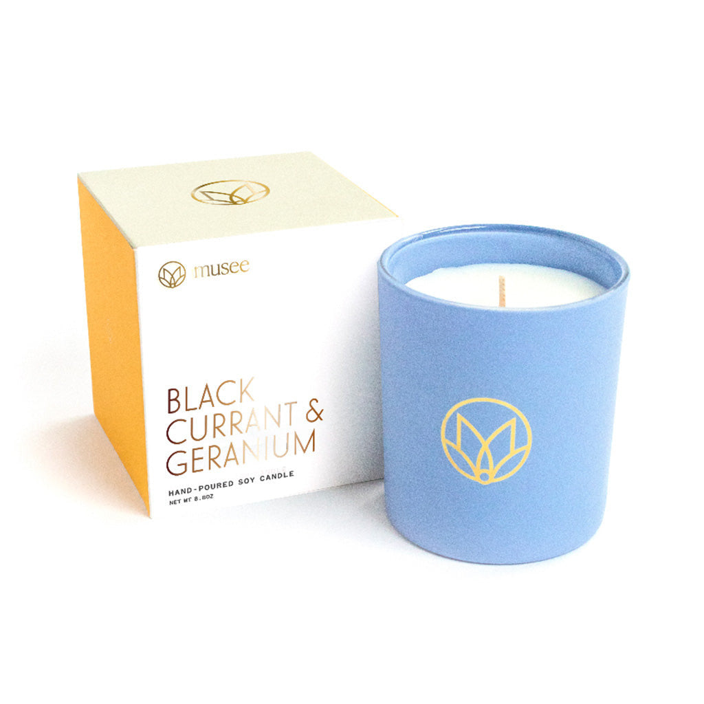 Black Currant and Geranium Soy Candle - TheMississippiGiftCompany.com
