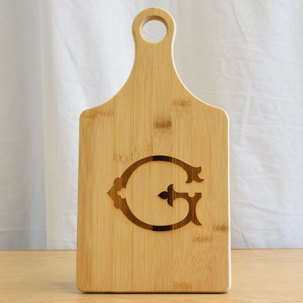 Initial Small Cutting Board - TheMississippiGiftCompany.com
