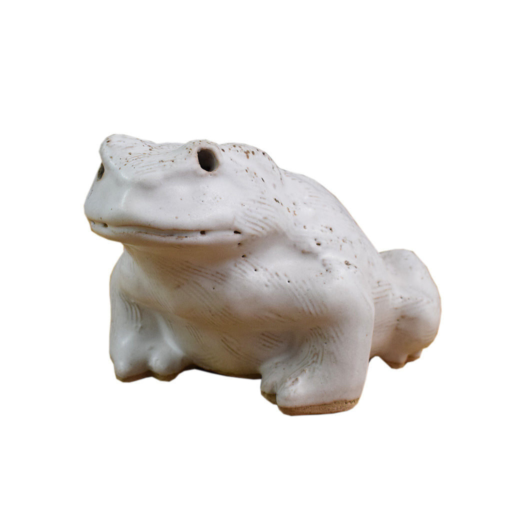 Large Frog White - TheMississippiGiftCompany.com