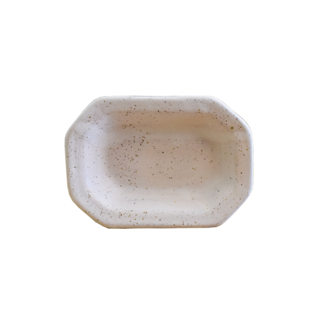 Rectangle Soap Dish White - TheMississippiGiftCompany.com