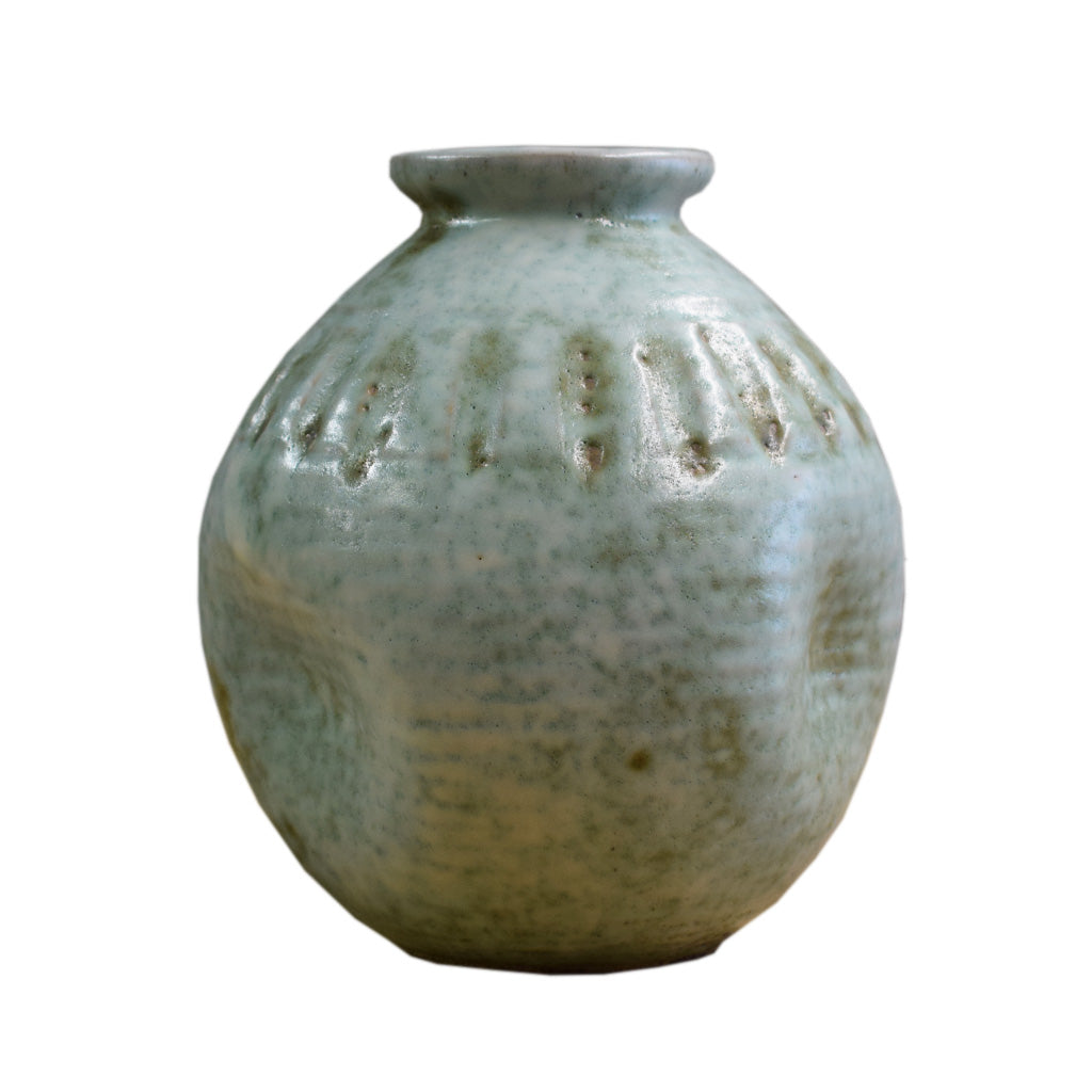 7.5" Round Ball Vase Jade - TheMississippiGiftCompany.com