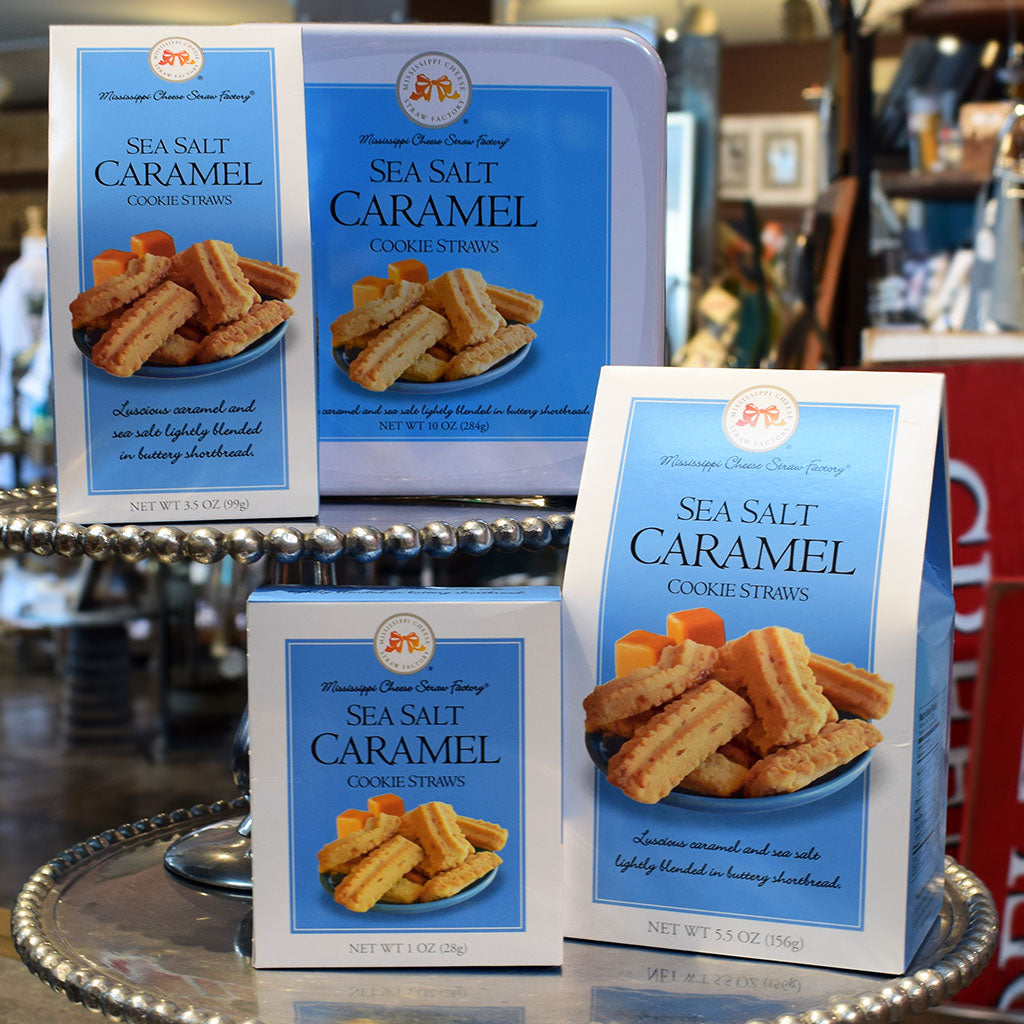 Sea Salt Caramel Straws 3.5 oz. - TheMississippiGiftCompany.com