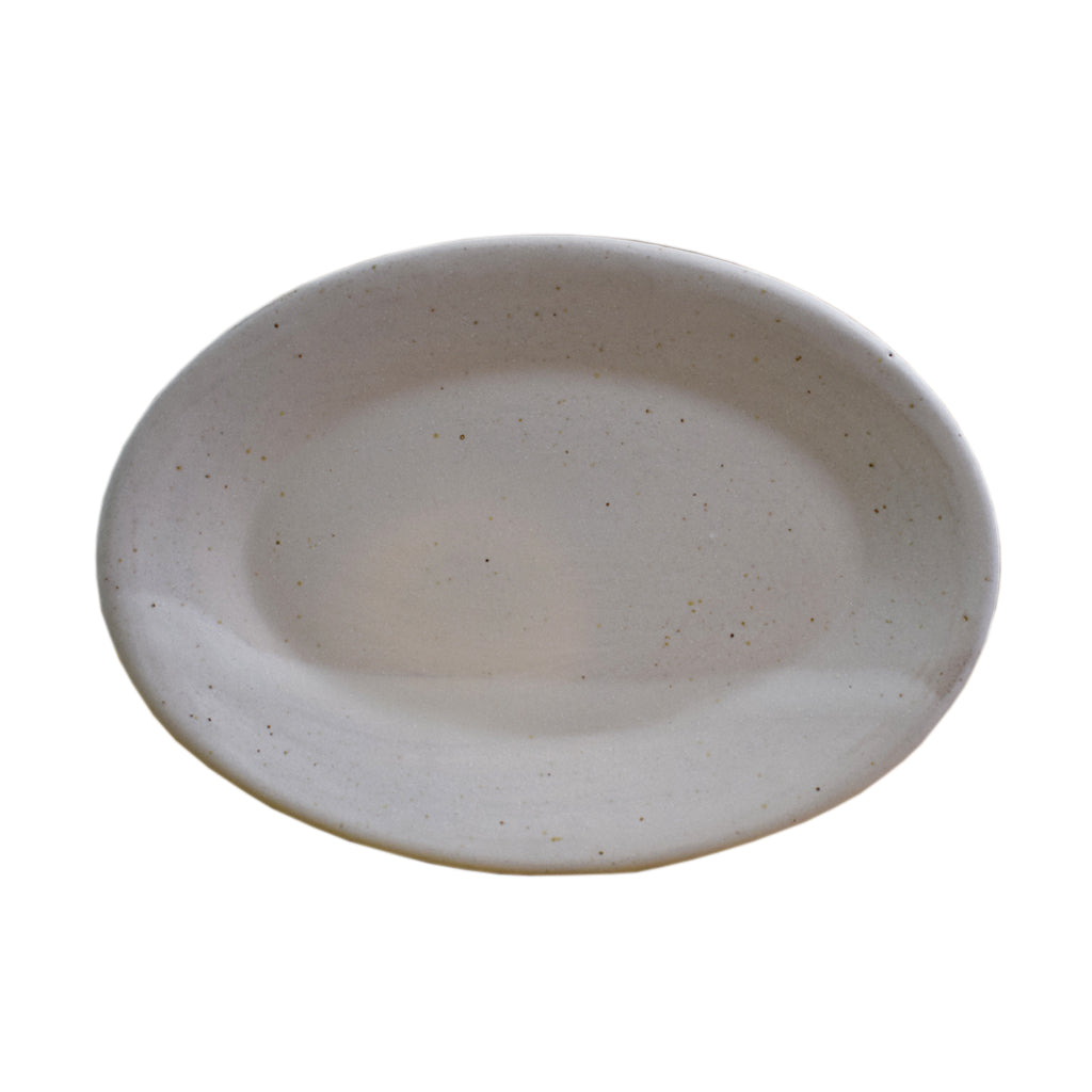 Small Oval Platter White - TheMississippiGiftCompany.com