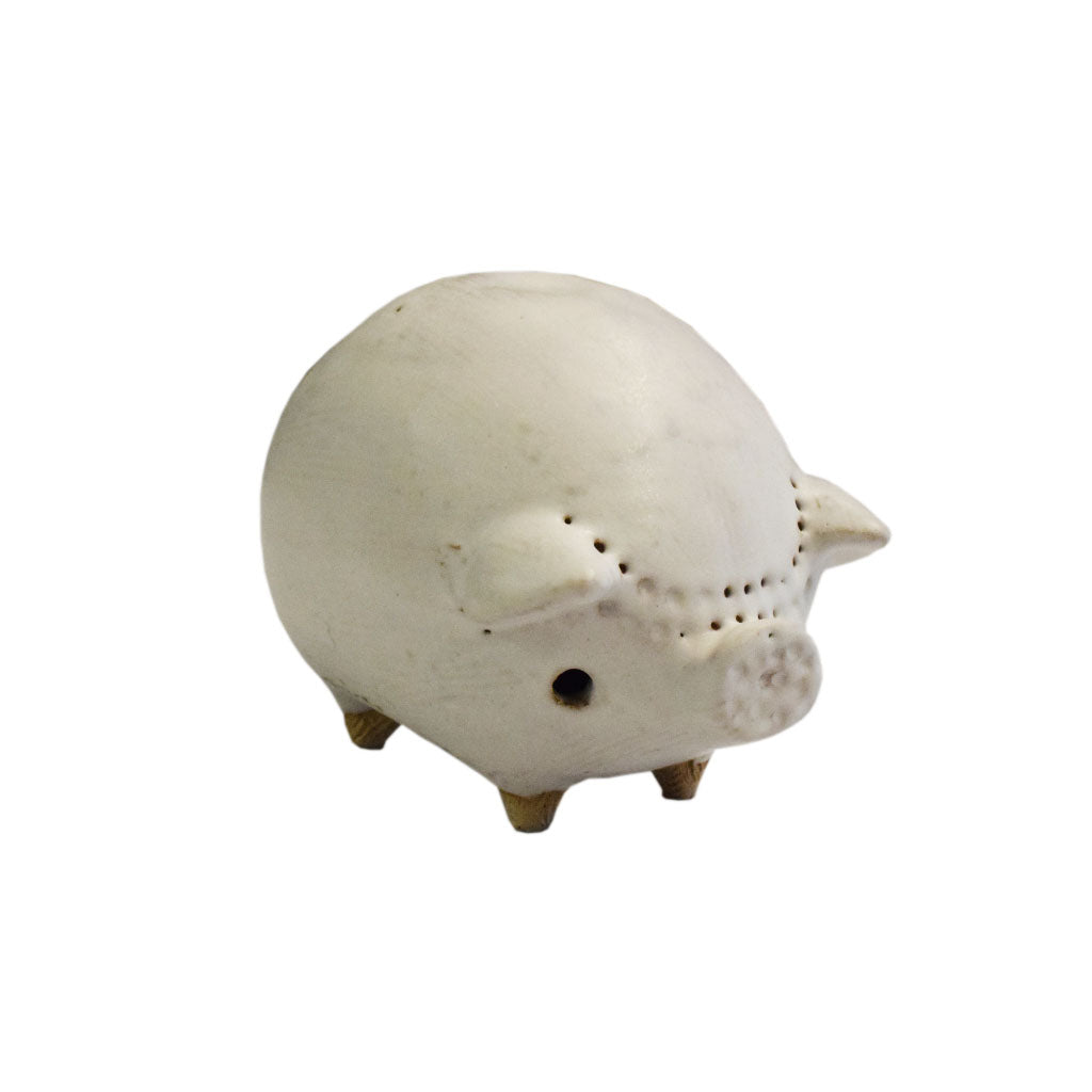 Small Pig White - TheMississippiGiftCompany.com