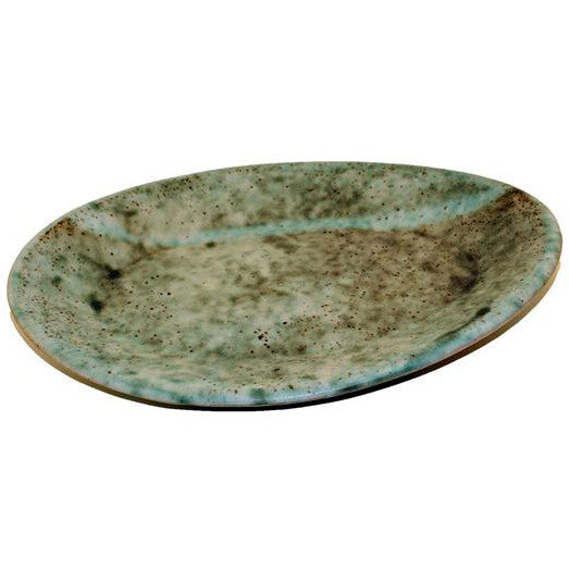 Small Oval Platter Jade - TheMississippiGiftCompany.com
