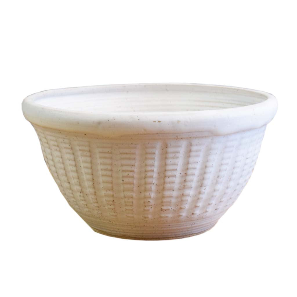Small Punch Bowl White - TheMississippiGiftCompany.com