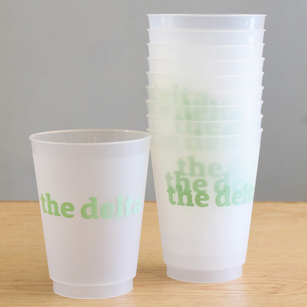 The Delta Frosted Cups - TheMississippiGiftCompany.com